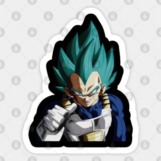 Vegetas Pride - Vegeta Super Saiyan Blue - Sticker | TeePublic